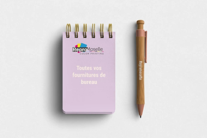 Carnet et stylo personnalisé